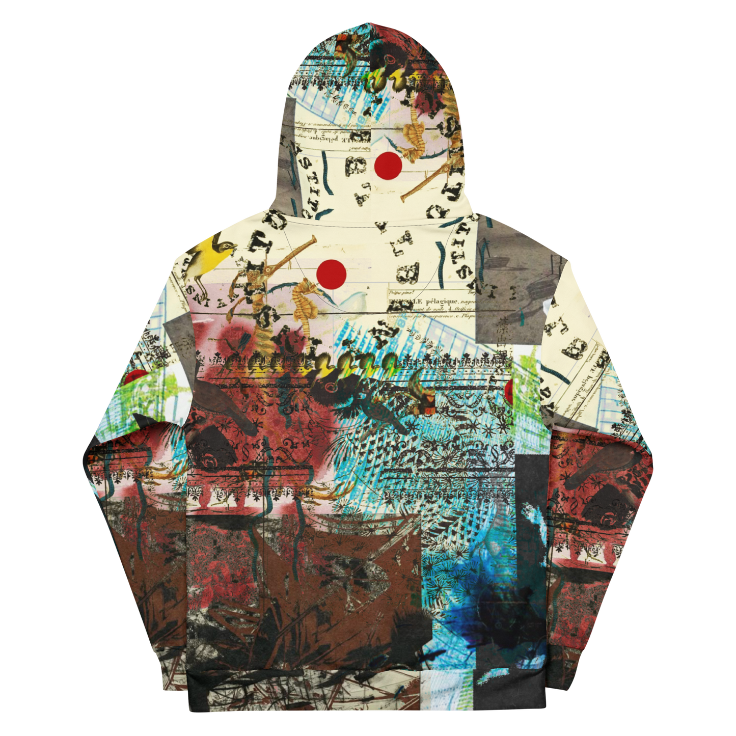 DESERT LAGOON ALL OVER HOODIE RICH NONSENSE DESERT LAGOON BACK