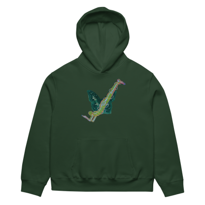 RICH NONSENSE HOODIE BALLERINA TOES - UNISEX GREEN