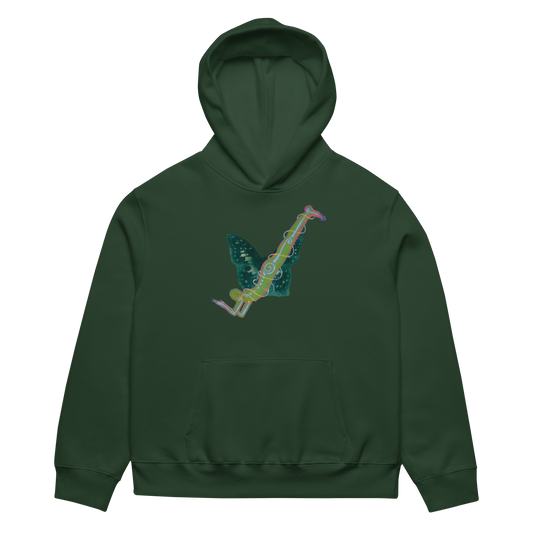 RICH NONSENSE HOODIE BALLERINA TOES - UNISEX GREEN