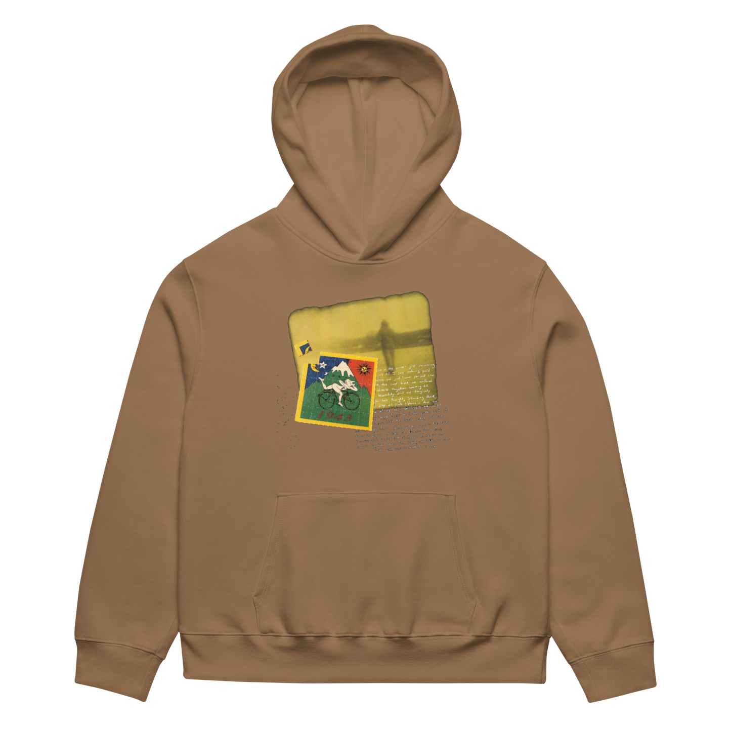 RICH NONSENSE HOODIE UNISEX BOOKHOUSE BROWN