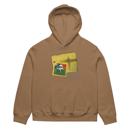 RICH NONSENSE HOODIE UNISEX BOOKHOUSE BROWN
