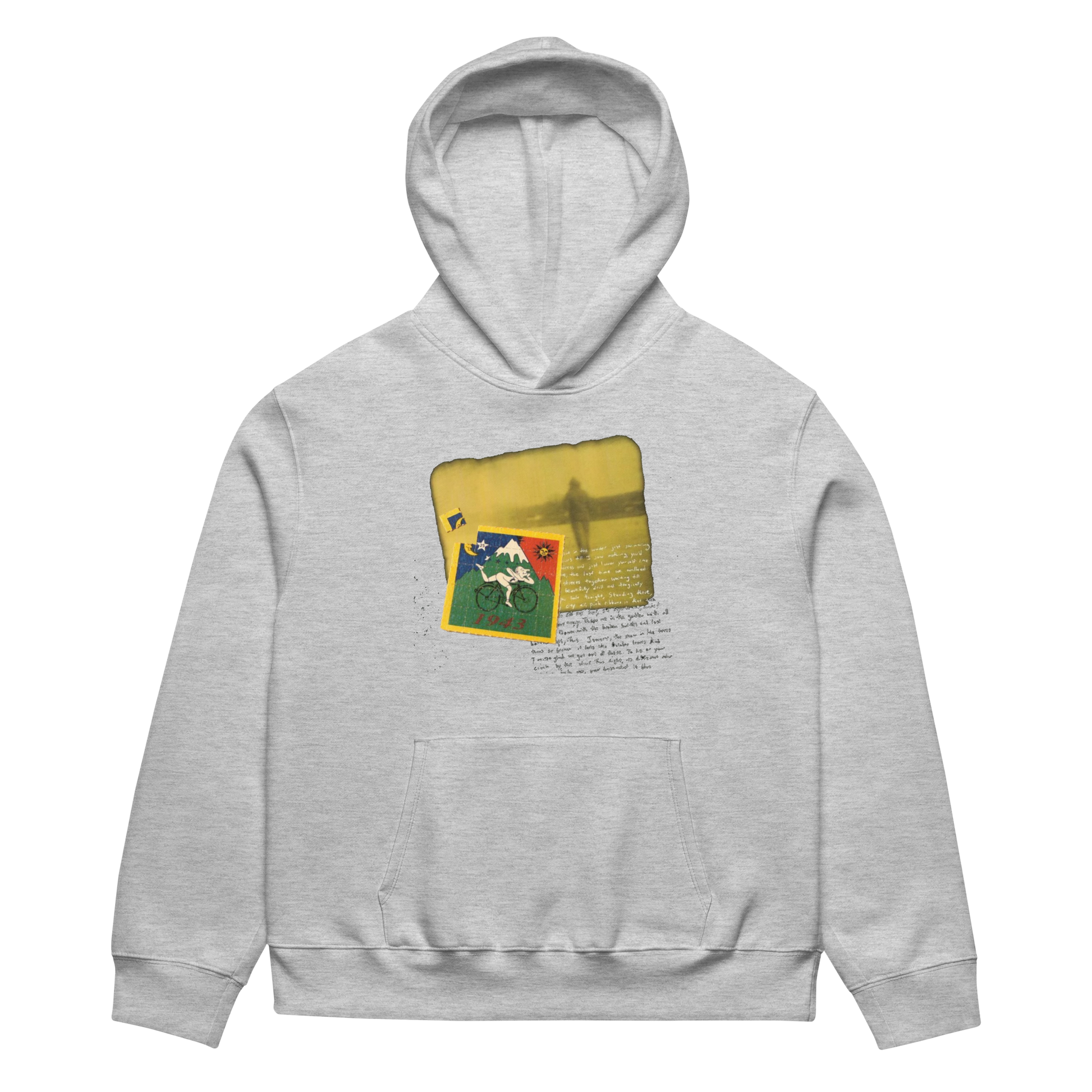 RICH NONSENSE HOODIE UNISEX BOOKHOUSE GRAY