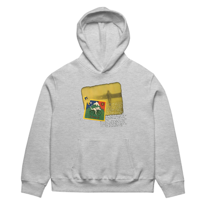 RICH NONSENSE HOODIE UNISEX BOOKHOUSE GRAY