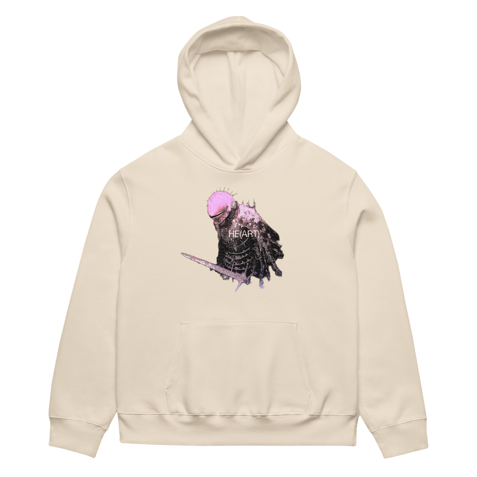 RICH NONSENSE HOODIE UNISEX DANCE OF THE DREAM MAN DUST FRONT