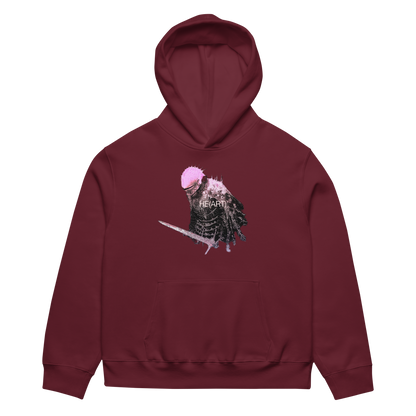 RICH NONSENSE HOODIE UNISEX DANCE OF THE DREAM MAN MAROON BACK