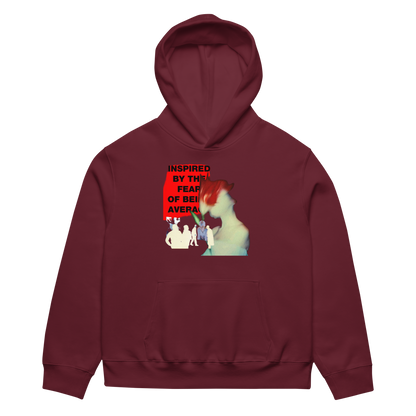 RICH NONSENSE HOODIE UNISEX DRUG DEAL BLUES MAROON FRONT