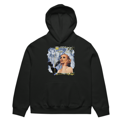 RICH NONSENSE HOODIE UNISEX MOVING THROUGH TIME BLACK FRONT