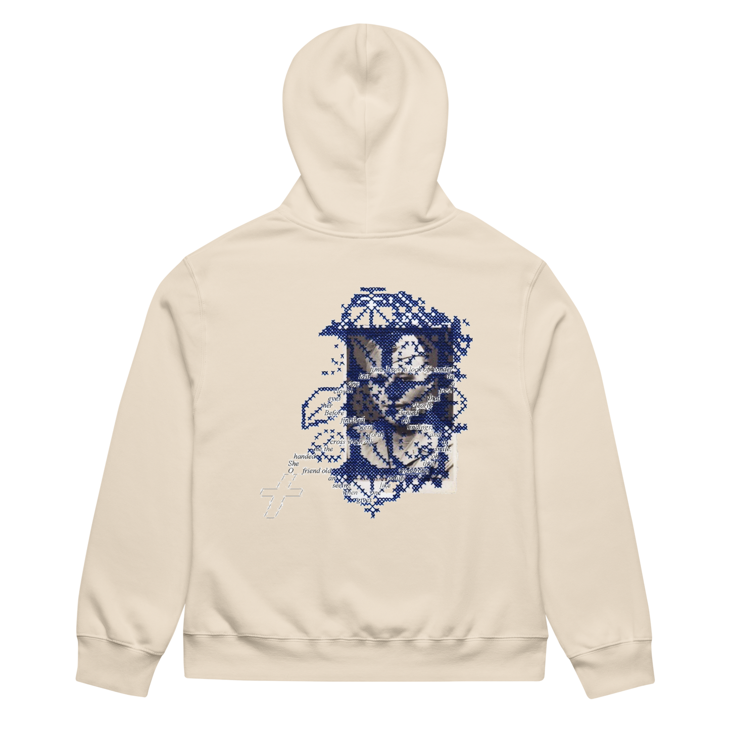 RICH NONSENSE HOODIE UNISEX MOVING THROUGH TIME DUST BACK