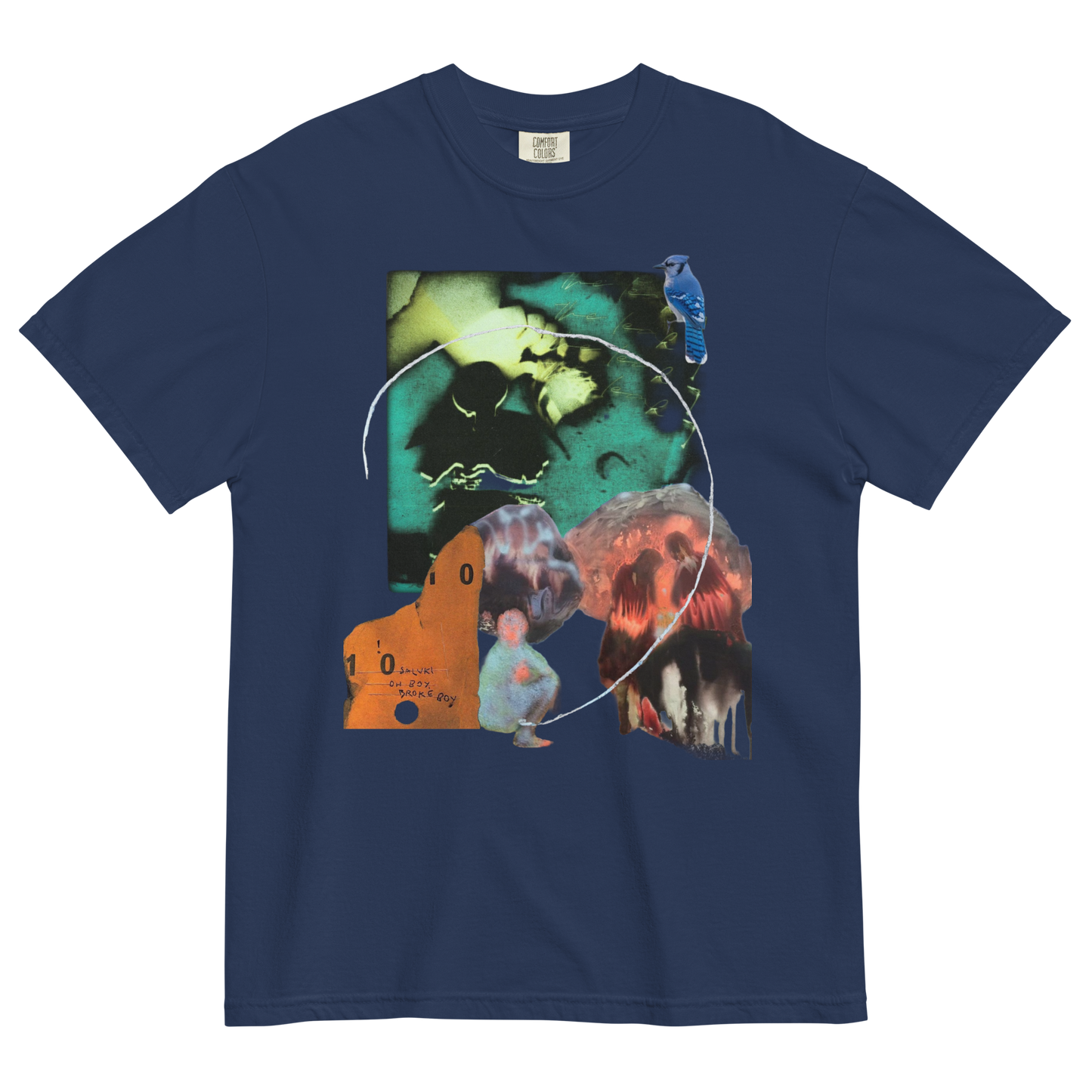 RICH NONSENSE PREMIUM ORGANIC COTTON TSHIRT UNISEX SURREAL DESIGN FIRE WALK WITH ME 