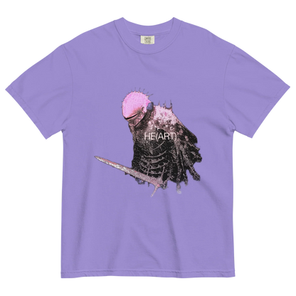 RICH NONSENSE SURREAL ART PREMIUM ORGANIC COTTON UNISEX TSHIRT HE ART VIOLET