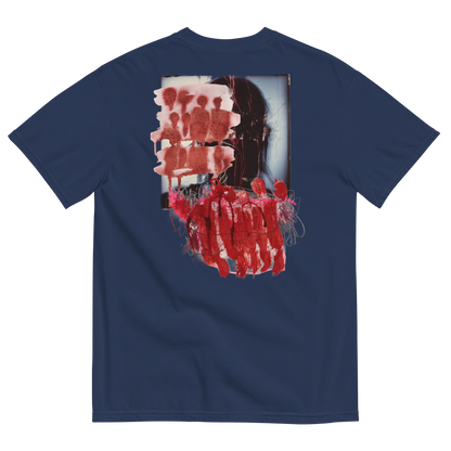RICH NONSENSE TSHIRT SURREAL DESIGN UNISEX 1-800-SEND-EM-TO-GOD NAVY BACK