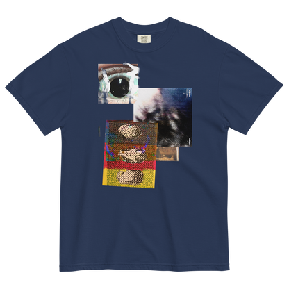 RICH NONSENSE TSHIRT SURREAL DESIGN UNISEX 1-800-SEND-EM-TO-GOD NAVY FRONT