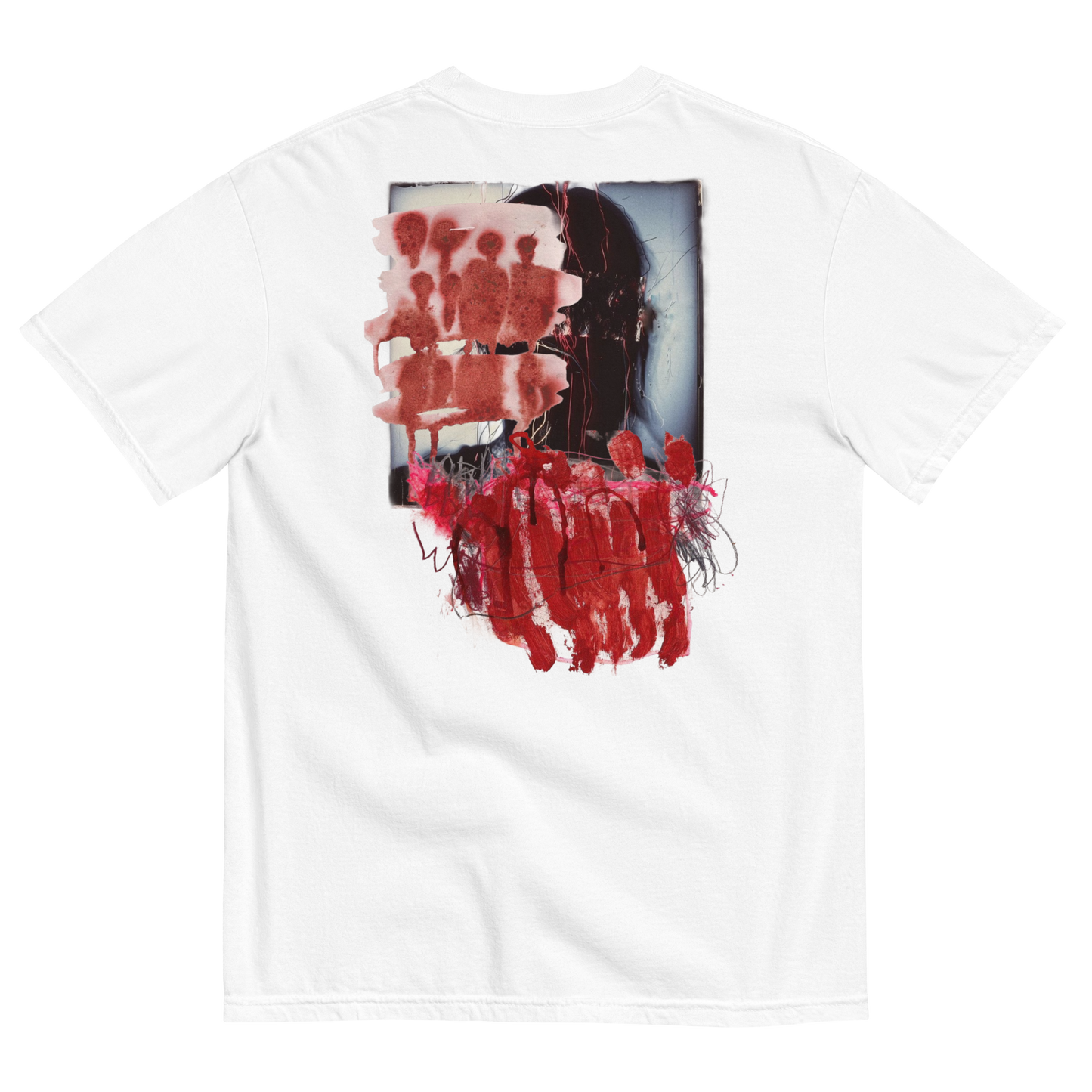 RICH NONSENSE TSHIRT SURREAL DESIGN UNISEX 1-800-SEND-EM-TO-GOD WHITE BACK
