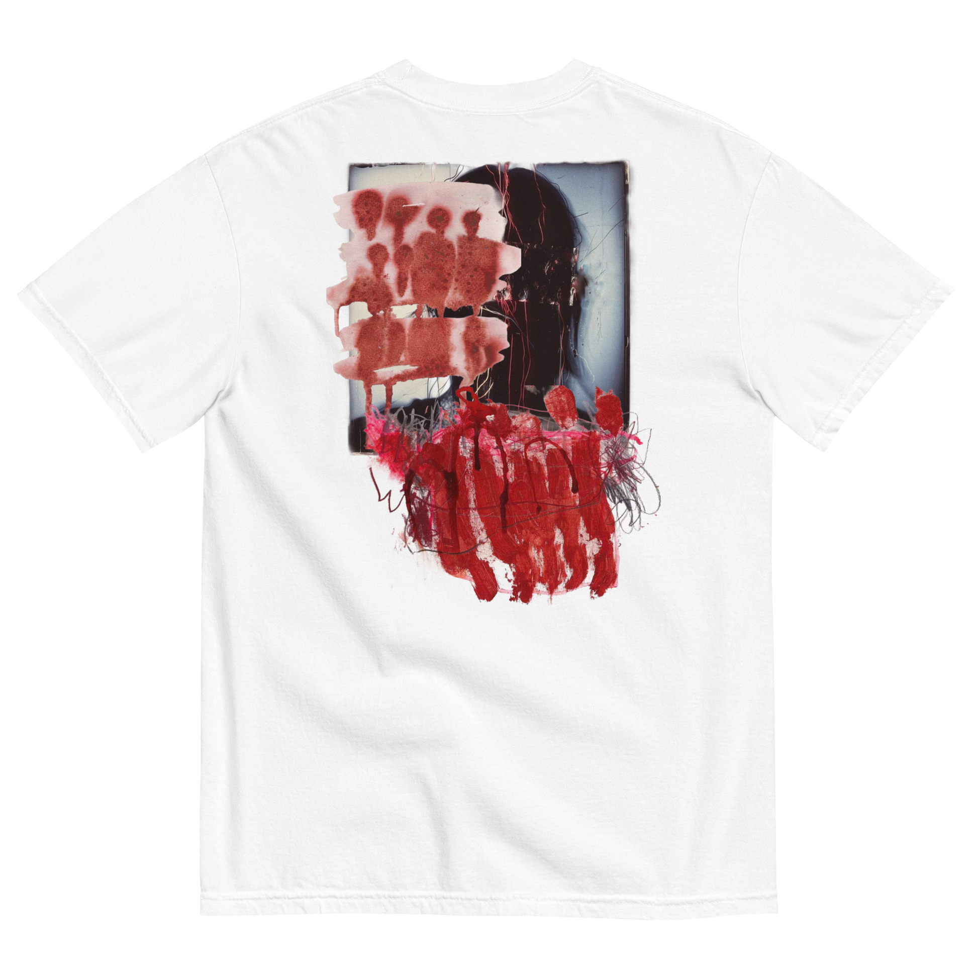 RICH NONSENSE TSHIRT SURREAL DESIGN UNISEX 1-800-SEND-EM-TO-GOD WHITE BACK