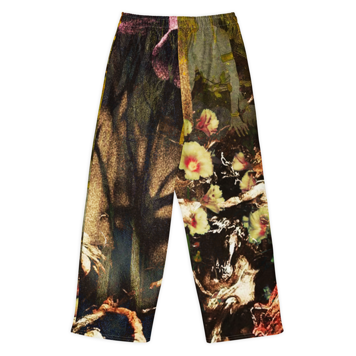SAMURAI WHO SMELLS OF SUNFLOWERS RICH NONSENSE PANTS UNISEX BACK